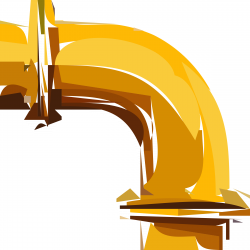 Clipart - Pipe left bend