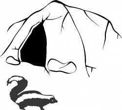 Skunk Clip Art at Clker.com - vector clip art online, royalty free ...