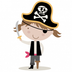 Cute girl and boy pirate clipart - Clip Art Library