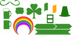 Saint Patrick's Day Paraphernalia Icons PNG - Free PNG and Icons ...