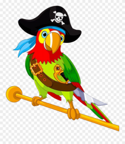 Pirate Parrot Women's Printed Tank Clipart (#2776413 ...