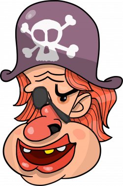 Clipart - Pirate Head Character