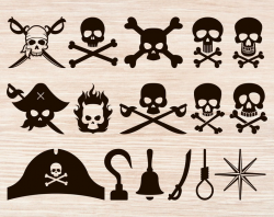 Pirate svg Pirate svg bundle Pirate skull svg Pirate clipart Pirate  silhouette Skull and bones svg Skull sword svg Pirate clip art svg png
