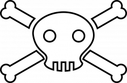 Skull Bones Pirate PNG Image - Picpng