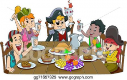 Vector Art - Pirate celebration. Clipart Drawing gg71657325 ...