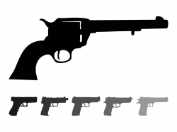 Free Pistol Silhouette Vector, Download Free Clip Art, Free ...