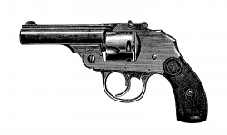 Digital Stamp Design: Gun Stock Illustrations Vintage Pistol ...