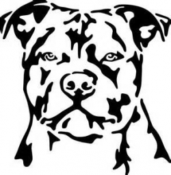 American Bully Outline Art - Bing images | Art | Staffy dog ...