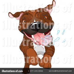 Pitbull Clipart #1160593 - Illustration by Pushkin