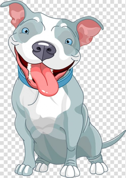 Gray and white American bully illustration, American Pit ...