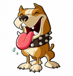 Happy Pitbull By - Cartoon Pitbull Free PNG Images & Clipart ...
