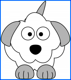 Stunning Clipart French Poodle Cartoon Dog Of Black And White ...