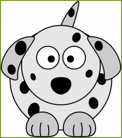 Unbelievable Clipart Dalmatian Cartoon Dog Picture Of Black And ...