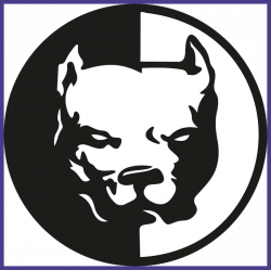 6 Ideas of Pitbull Black And White Logo - Pitbull Dog Breed