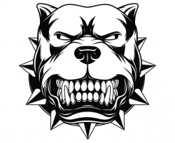 Pitbull, Pit bull terrier, Dog, Cartoon,  SVG,Graphics,Illustration,Vector,Logo,Digital,Clipart