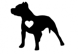 Pitbull Silhouette Clip Art at GetDrawings.com | Free for personal ...