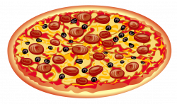 Pepperoni Pizza Clipart transparent PNG - StickPNG