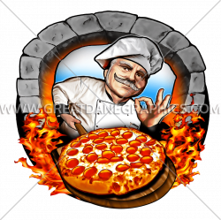 Stone Fire Pizza | Production Ready Artwork for T-Shirt Printing