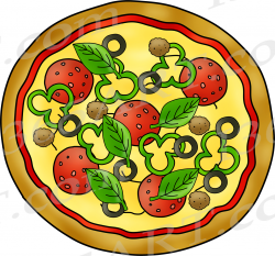 Build a Pizza Clipart Set