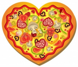 Heart shaped pizza clipart 5 » Clipart Station