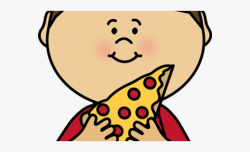 Pizza Clipart School Lunch - Girl Eating Pizza Clipart ...