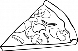 PNG Pizza Black And White Transparent Pizza Black And White.PNG ...