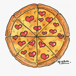 Pizza Clipart Word - Pizza , Transparent Cartoon, Free ...
