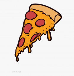 Tumblr Pizza - Pizza Slice Cartoon Png , Transparent Cartoon ...