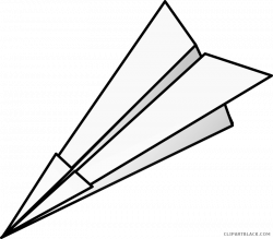 Paper Airplane Clipart - ClipartBlack.com