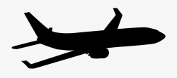 Airplane Silhouette Clip Art - Silhouette Of A Plane ...