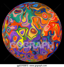 Stock Illustration - Colorful planet. Clipart Drawing ...