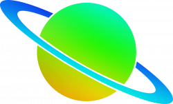 Clipart - Colourful planet