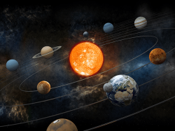 Sun and Nine Planets Orbiting | Clipart | PBS LearningMedia