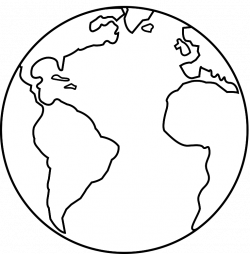 Images of Planet Earth Map Black And White - #SpaceHero