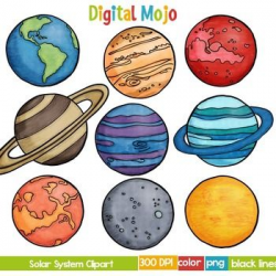 Solar System and Planet Clipart | All attractiveness things ...