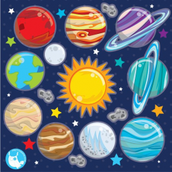 BUY20GET10 - Solar system clipart commercial use, planets ...