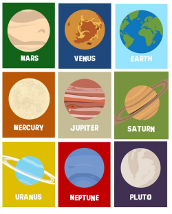 Popular items for planet print on Etsy - Clip Art Library