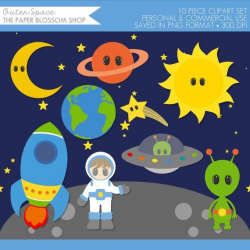 Space Clip Art,Outer Space Clip Art,Space Clipart,Outer ...