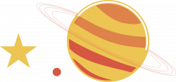 Planet Cartoon - Star planet 2681*1258 transprent Png Free Download ...