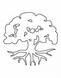 Tree of life pattern. Use the printable outline for crafts, creating ...