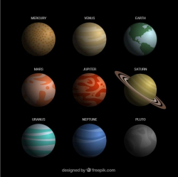 Realistic planets of the solar system | Peligrafiikka in ...