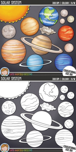 Space and Planets Clip Art: 