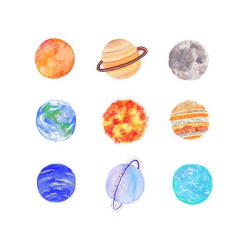 Gallery For > Planets Drawing Tumblr ❤ liked on Polyvore ...