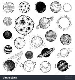 different planet illustration to inspire you | Tattoos :) in ...