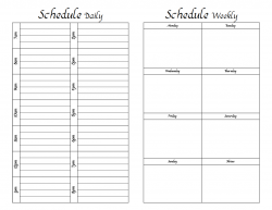 Daily Log Calendar Cute Template - Free Printable Calendar ...