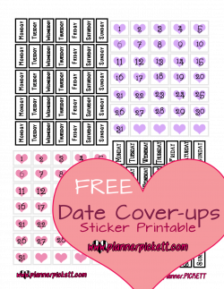 planner.PICKETT: Free Date Cover Printable Planner Stickers ...