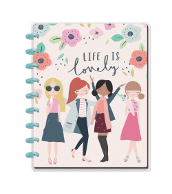 The Happy Planner Happy Notes 60-sheet Notebook-Squad