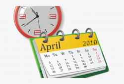 Date Clipart Planning Calendar - Cartoon Calendar And Clock ...