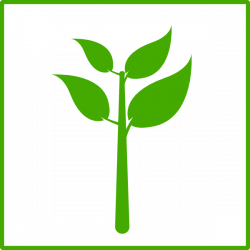Green Plant Icon Clip Art at Clker.com - vector clip art online ...