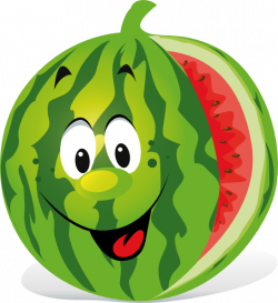 Cartoon Watermelon Clip Art at Clker.com - vector clip art online ...